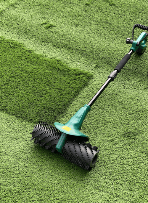 Battery operated power brooms Turf Accessories C&G Turf Supply